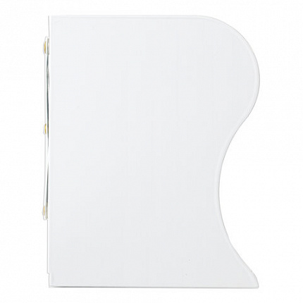 Подставка-держатель для книг и учебников BRAUBERG, раздвижная, металлическая, белая, 237905