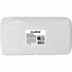 Полотно ВАФЕЛЬНОЕ Узбекистан, отбеленное, рулон 0,45х50 м, плотность 180 (±10) г/м2, в пакете, LAIMA, 607519