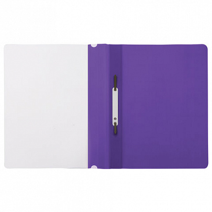 Скоросшиватель пластиковый STAFF, А4, 100/120 мкм, фиолетовый, 229237