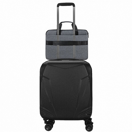 Сумка портфель HEIKKI ULTRA (ХЕЙКИ) с отд. для ноутбука 15,6", Dusky, темно-серая, 28х39х3 см, 272608