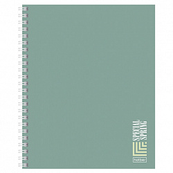 Тетрадь А5, 80 л., HATBER, гребень, линия, Soft-touch ламинация, "Special Spring" (микс в спайке), 090171, 80Т5лВ2гр