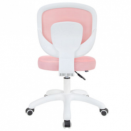 Кресло детское BRABIX KIDS "MG-230", без подлокотников, сетка/ткань TW, розовое, 533319