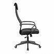 Кресло офисное BRABIX PREMIUM "Stalker EX-608 PL", ткань-сетка/кожзам, черное, 532090