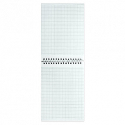 Блокнот А5 146х205 мм, 80 л., гребень, мелованная картонная обложка, клетка, ОФИСМАГ, 3 вида, 123021