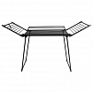 Сушилка напольная для белья раскладная, 5 зон сушки, 25 метров, LAIMA HOME MEGA BLACK, 700471