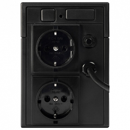 Источник бесперебойного питания SMARTWATT UPS UNI 650E, 650 ВА (390 Вт), 2 розетки, 3703020390007