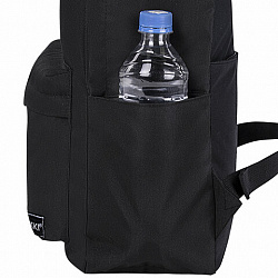 Рюкзак HEIKKI POSITIVE (ХЕЙКИ) универсальный, карман-антивор, "Black", 42х28х14 см, 272551