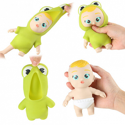 Игрушка-антистресс "МАЛЫШОК В КОСТЮМЧИКЕ", ассорти 12 видов, дисплей, JOLLY JOT (ДЖОЛЛИ ДЖОТ), 665786