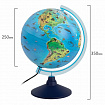 Глобус интерактивный + очки VR, зоогеографический, GLOBEN, 25см, с подсветкой, INT12500306