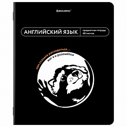 Тетради предметные, КОМПЛЕКТ 12 ПРЕДМЕТОВ, 48 л., TWIN-лак, BRAUBERG "МЕМЫ", 405172