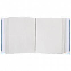 Фотоальбом BRAUBERG "Baby shoes" на 200 фото 10х15 см, твердая обложка, термосклейка, голубой, 39114, 391147