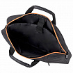 Сумка портфель BRAUBERG OFFICE с отделением для ноутбука 17,3", черная, 34х44х6 см, 270826