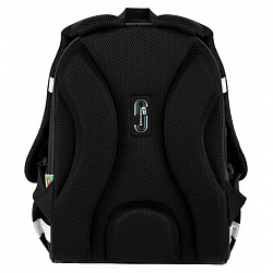 Ранец BRAUBERG KIDS START, 1 отделение, 2 кармана, "Space conqueror", СВЕТЯЩИЙСЯ, 35х26х13 см, 274408