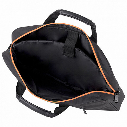 Сумка-портфель BRAUBERG "Office" с отделением для ноутбука 17,3", черная, 44х34х6 см, 270826