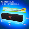 Пенал ЮНЛАНДИЯ ЮНИОР, 1 отделение, полиэстер, аппликация, "Energy", 20х6х4 см, 273799