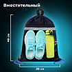 Мешок для обуви BRAUBERG, с петлей, светоотражающая полоса, 2 отделения, 46х36 см, Super car, 272397