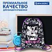 Мешок для обуви BRAUBERG PREMIUM, карман, подкладка, светоотражайка, 43х33 см, Anime movie, 272423