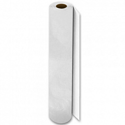 Цветная бумага ТИШЬЮ 17 г/м2, 50 см х 60 м, в рулоне со втулкой, белая, ЗОЛОТАЯ СКАЗКА, 116502