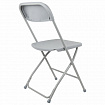 Стул складной BRABIX "Golf CF-002", серый каркас, пластик серый, 531564