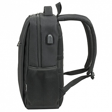 Рюкзак BRAUBERG FUNCTIONAL с отделением для ноутбука, USB-порт, багажная лента, Firm, 43x30x15 см, 272576