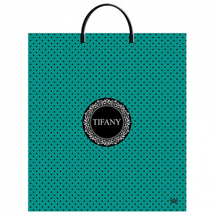 Пакет с пластиковой ручкой ПВД, 44х40 см, "Тифани", 100 мкм, н00255854