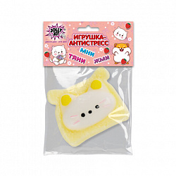 Игрушка-антистресс "КОТИК-ТОСТИК", 8х7 см, дисплей, JOLLY JOT (ДЖОЛЛИ ДЖОТ), 665784