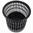 Корзина для бумаг STAFF "Basic" сетчатая, 9,5 л, черная, 237915