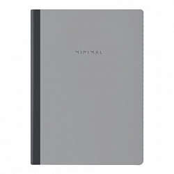 Тетрадь А4 96 л. BRAUBERG, на сшивке с корешком, клетка, обложка картон, "Minimal Classic", 405281