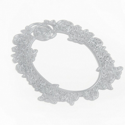 Нож "Рамка с розами" для Машинки для вырубки и тиснения ОС-5, 110х147,5 мм, ОСТРОВ СОКРОВИЩ, 663815, 861-124-015