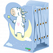 Подставка-держатель для книг и учебников фигурная BRAUBERG KIDS "Unicorn" раздвижная, металл, 238069