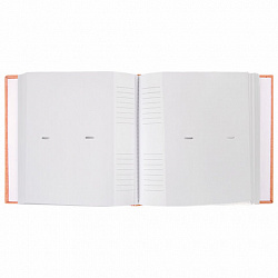 Фотоальбом BRAUBERG "Персик" на 200 фото 10х15 см, ткань, персиковый, 391190