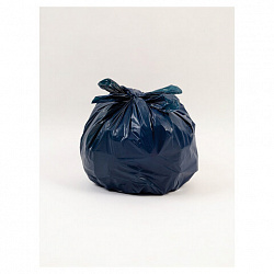 Мешки для мусора 60 л, с ушками, синие, рулон 16 шт., ПВД, 30 мкм, 60х75 см, PACLAN "Multitop Lux", 134474