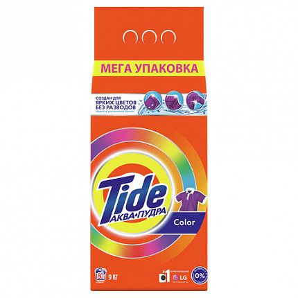 Стиральный порошок-автомат 9 кг, TIDE (Тайд) Color