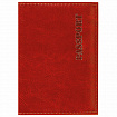 Обложка для паспорта экокожа, мягкая вставка изолон, "PASSPORT", красная, STAFF "Profit", 238408