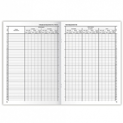 Классный журнал BRAUBERG 1-4 кл., А4, 200х290 мм, твердая ламинированная обложка, офсет, 125140