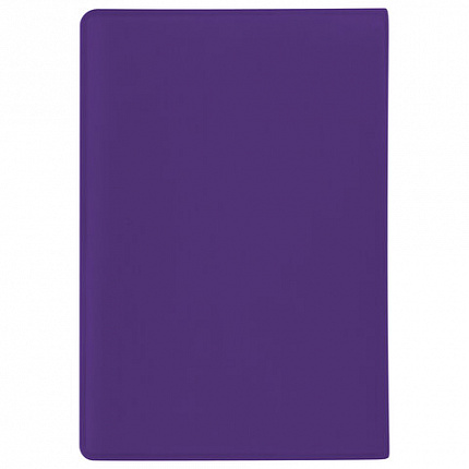 Обложка для паспорта STAFF, мягкий полиуретан, "ПАСПОРТ", фиолетовая, 237608
