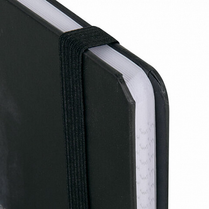 Блокнот с резинкой в клетку 96 л., А5 145х203 мм, твердая обложка, BRAUBERG, "Shadows", 116325