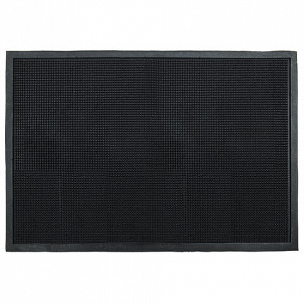 Коврик входной резиновый фактурный грязесборный 80х120 см, толщина 12 мм, LAIMA EXPERT, 607818