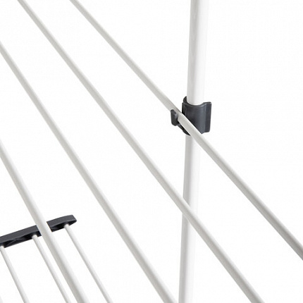 Сушилка напольная для белья раскладная, 3 уровня, 30 метров, на колесах, LAIMA HOME HIGH-RISE, 700472