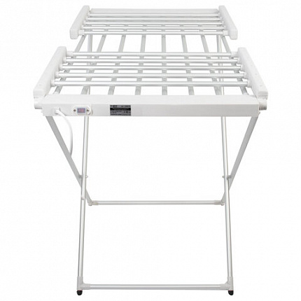 Сушилка для белья напольная, электрическая, раскладная, алюминиевая, три зоны сушки, нагрев 60 °С, LAIMA HOME, 700978