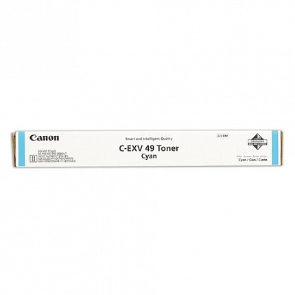 Тонер CANON (C-EXV49C) для Canon IR C3320/C3320i/C3325i/C3330i/C3500, голубой, ресурс 19000 страниц, оригинальный, 8525B002