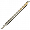 Ручка шариковая PARKER "Jotter Core Stainless Steel GT", ежедневник А5 коричневый, пакет, 880890
