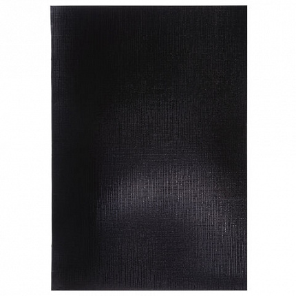 Тетрадь бумвинил А4, 96 л., скоба, офсет №1, клетка, ЧЕРНАЯ, "Metallic", HATBER, 093028, 96Т4бвВ3