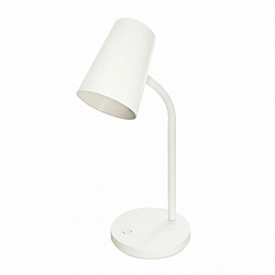 Настольная лампа светильник "Аврора" на подставке, цоколь E27, 15 Вт, белый, 45578
