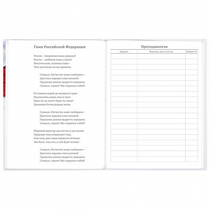 Дневник 5-11 класс 48 л., твердый, BRAUBERG, глянцевая ламинация, с подсказом, "Символика 2", 106067