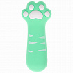 Пенал-косметичка ЮНЛАНДИЯ на молнии, силикон, "Paw Mint", мятный, 20х7 см, 270056