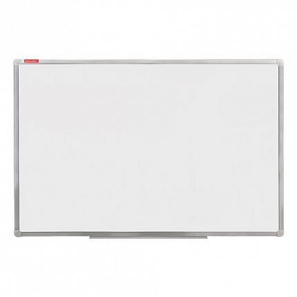 Доска магнитно-маркерная (80х100 см), алюминиевая рамка, ГАРАНТИЯ 10 ЛЕТ, РОССИЯ, BRAUBERG Стандарт, 236896