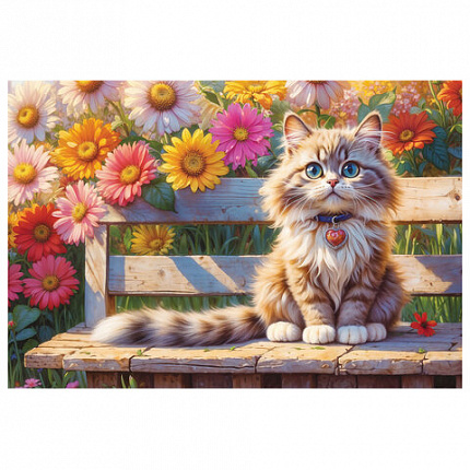 Пазл картонный 54 элемента "ОЧАРОВАТЕЛЬНЫЕ МОРДАШКИ", АССОРТИ, 40 видов, 175х130 мм, HATBER