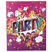 Пакет подарочный (1 штука) 26х13х32 см (L), "Party Collection", ассорти, глиттер, фольга, ЗОЛОТАЯ СКАЗКА, 700817
