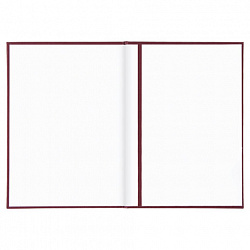 Папка адресная бумвинил "С ЮБИЛЕЕМ!", формат А4, бордовая, индивидуальная упаковка, STAFF "Basic", 129579